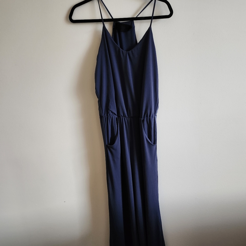 Elegant Navy Blue Jumpsuit
